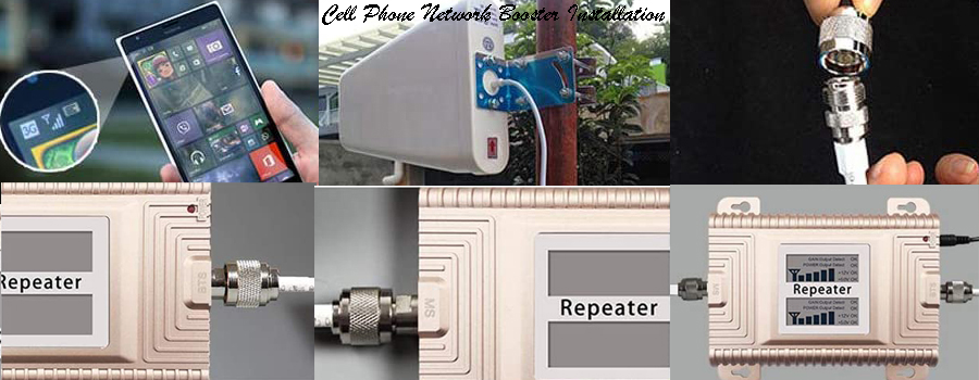 cell phone network booster installation